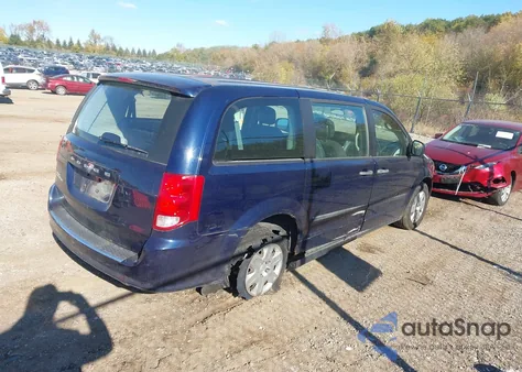2012 Dodge Grand Caravan Se/Avp z USA, uszkodzony, nr VIN 2C4RDGBG0CR408779